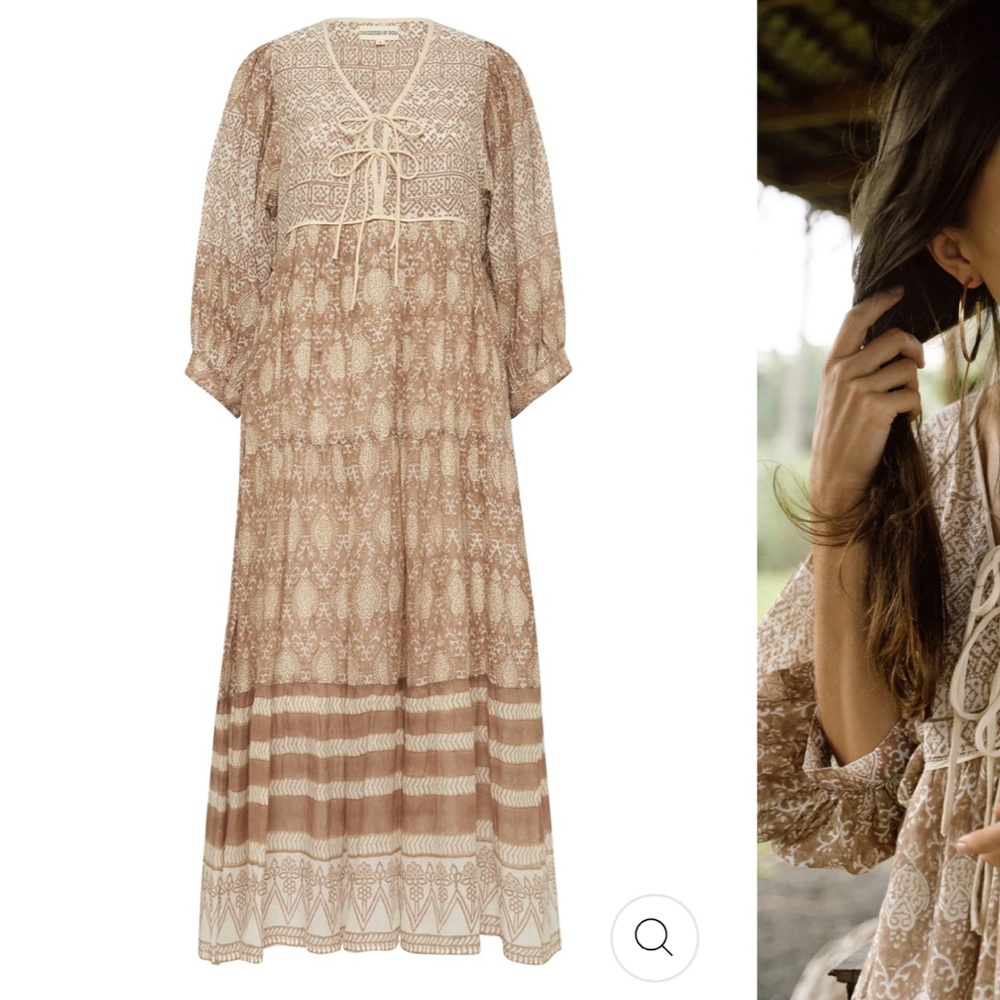 Daughters of India midi Jasmine shell dress